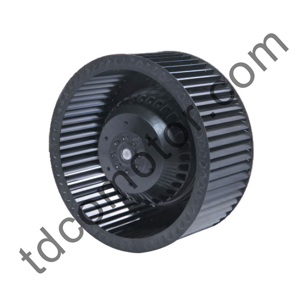 250 mm vahelduvvoolu ettepoole kaardus tsentrifugaalventilaator